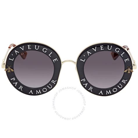 gucci gg0113|Gucci Grey Gradient Round Sunglasses GG0113S.